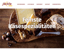 Tablet Screenshot of jaeckle-kaese.de